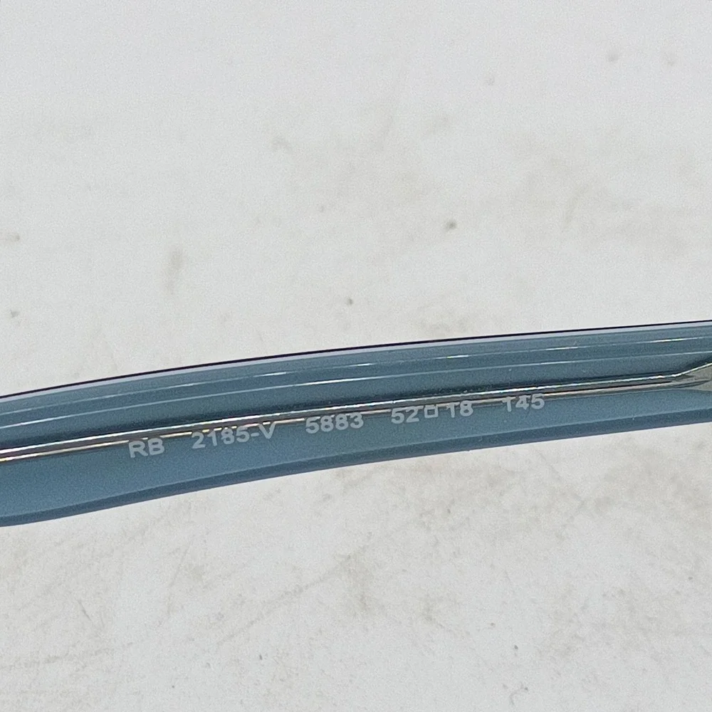 Ray-Ban RB2185-V Wayfarer II 5883 Havana Blue Eyeglasses Frames Only 09